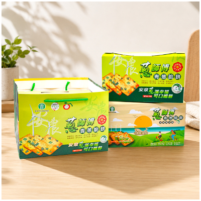 青葱脆餅+黑芝麻脆餅組